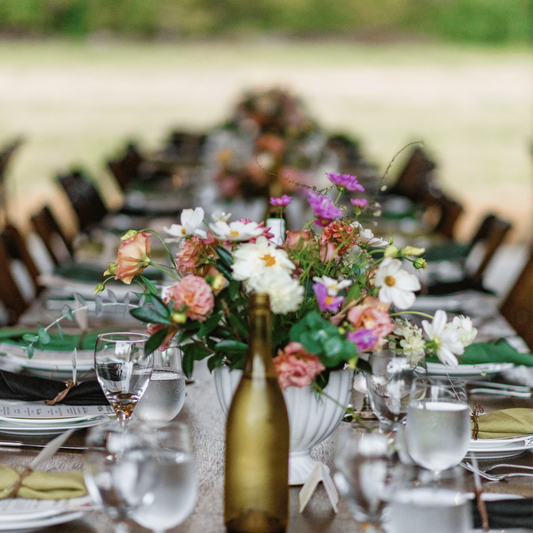 Dinner in the Dahlias